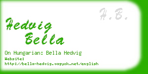 hedvig bella business card